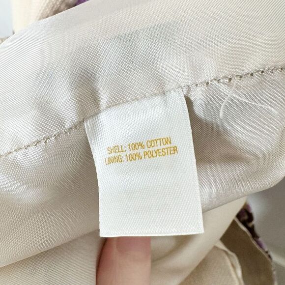 Kate Spade Keiran Dress Hydrangea Moroccan Paisley Cotton Sheath Women’s Size 2 - Picture 11 of 16